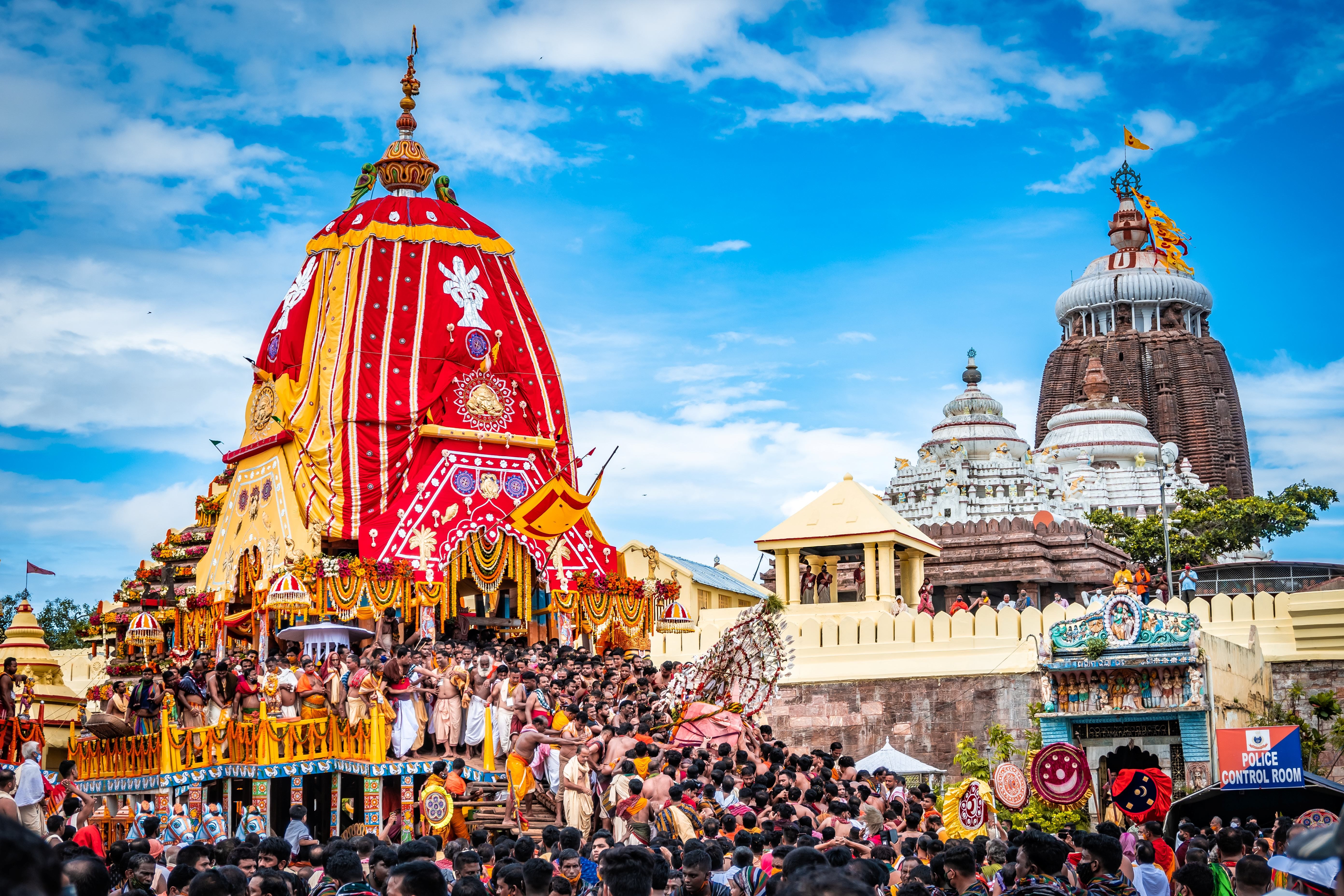 Ratha Yatra festival chariots