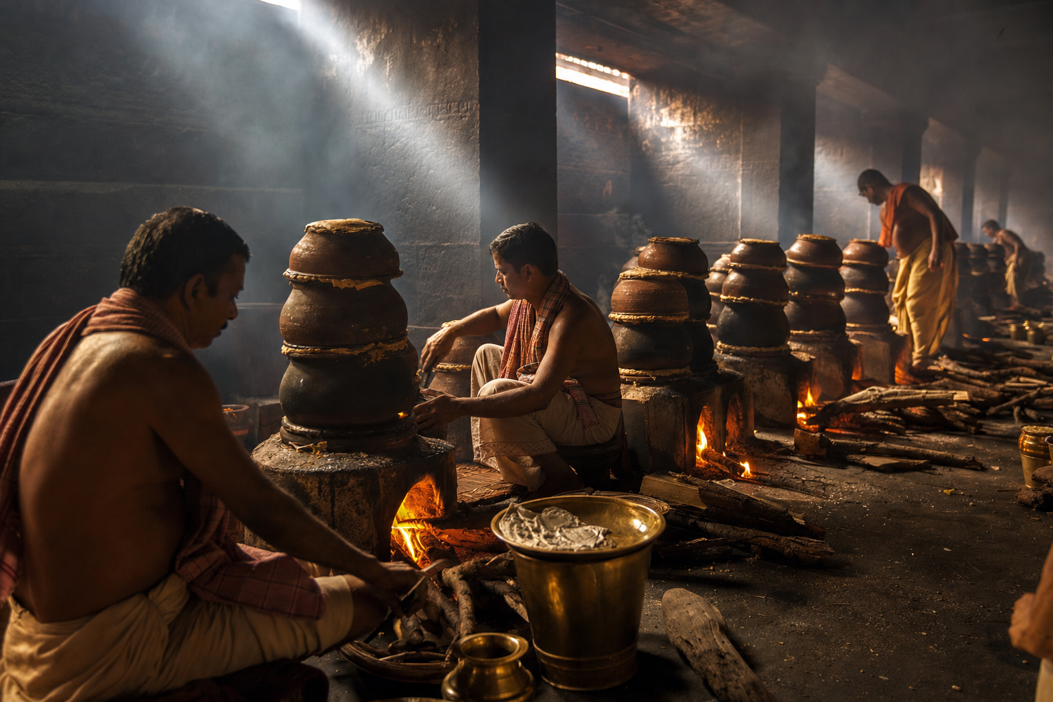 Earthen Pots of Mahaprasad
